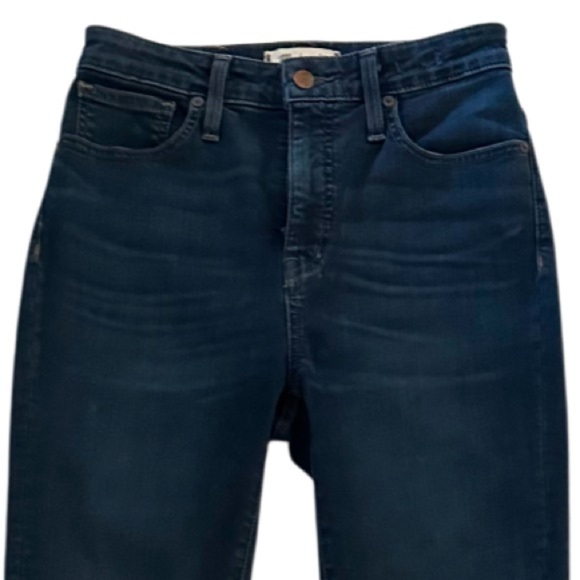 2/$30 Madewell Curvy High-Rise Skinny Blue Denim Jeans, Lanette Wash, Size 26 - Picture 8 of 15